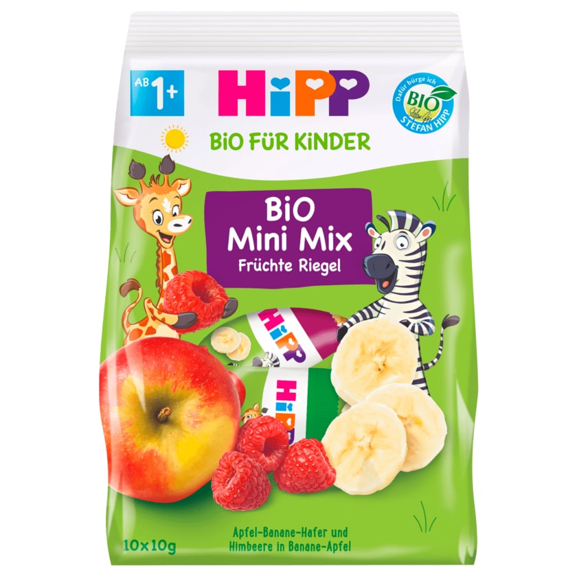 Hipp Bio-Riegel Früchte Freund Mini-Mix-Pack 1-3 Jahre 100g